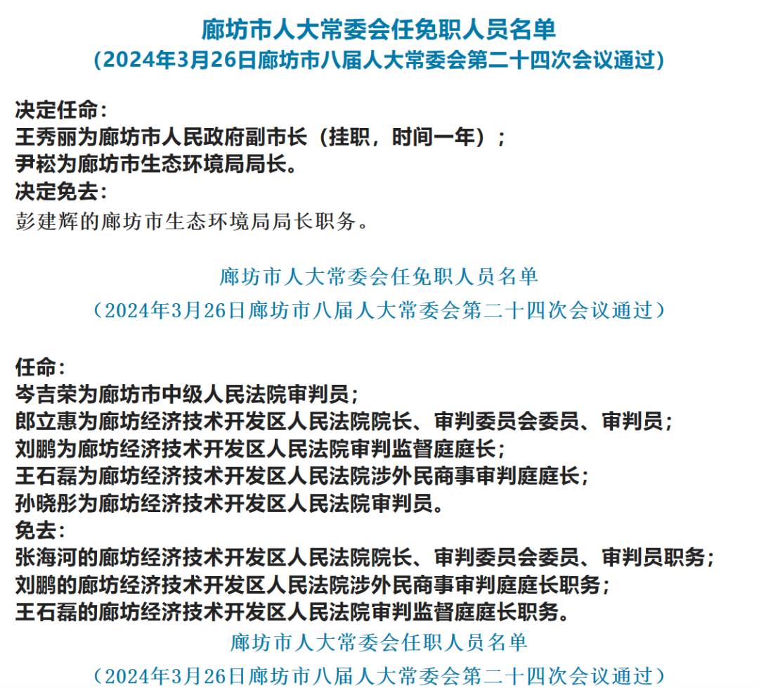 廊坊市外事办公室人事任命揭晓，新领导团队构建及展望